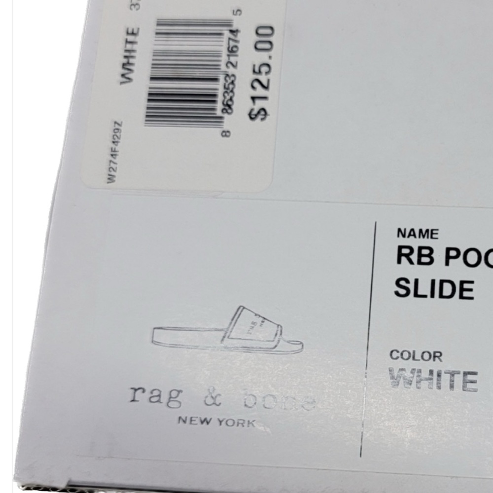 NIB rag & bone women’s pool slides summer slides - Picture 2 of 2